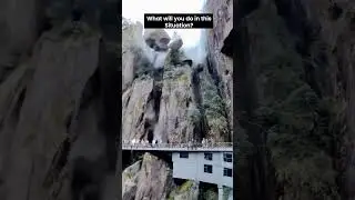 Mountain Collapse Destroys Observation Deck! #shorts