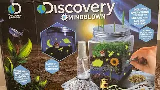 Discovery #mindblown DIY TERRARIUM GROW KIT (быстрорастущий комнатный мини-сад) Распаковка с Эшером