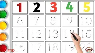 Learn to Counting 1 to 20 | 123 numbers | one two three, 1 से 20 तक गिनती, 1 to 100 Counting #12345