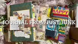 January JUST JUNK journal challenge with a twist 2024 Details! LIVE CHAT 10:30pst
