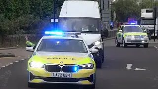 *HIGH-RISK* Drug Kingpin James Harding ARMED CATEGORY A Escort Heading back to HMP Belmarsh | MPS