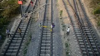  |indian Railway Live Railway Vlog from Platform Track Work  Real Train Movement @manoj dey Vlog|