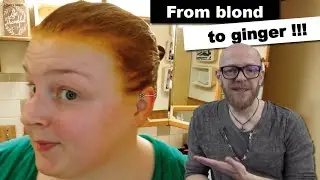 From BLONDE to GINGER with Color Conditioner?! Hairdresser Reacts!
