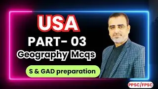 USA Map | Geography Mcqs PPSC | S and Gad Preparation | Assistant Punjab Police