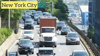 New York City Traffic Views || Heavy Traffic in New York City ||