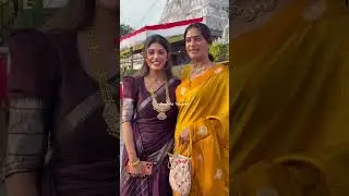 Actress Surekha Vani & Actress Supritha In Tirumala #tirumala #surekhavani #supritha #shorts #viral