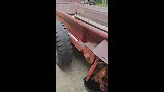 Пол для разбрасывателя навоза. Готово.