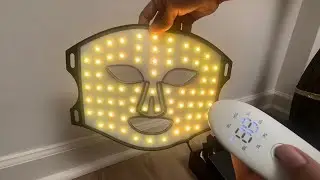 @amazon unboxing INIA Red Light Therapy Mask for Face for less than $100 spa at home  