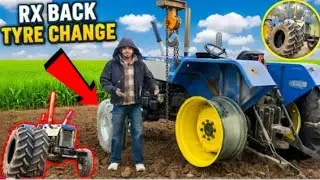 🐍🔥finally Bulldozer, sonalika rx 60 tyre change कर दिया ll