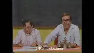 Romulo Lozano en La escuelita. Cápitulo mira marrano