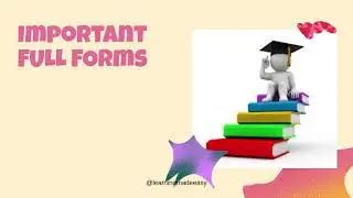 Important  Full Forms