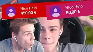 LENNY SPENDEN ESKALATION beim LIVE EVENT! LENNY BEKOMMT 500&euro; SPENDE! er rastet aus :)