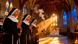 Gregorian Chant for Sleep and Monastic Serenity | Sacred Prayer for Healing, Meditation, and Calm