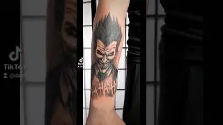 Joker tattoo (Arkham Origins) #joker #jokertattoo #tattoo