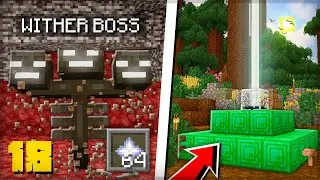 COMO MATAR O WITHER e TER BEACON em 5 SEGUNDOS! - Minecraft Survival 18