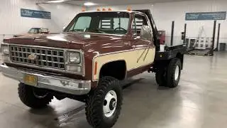 SOLD!!!!   1980 CHEVROLET K30 CHEYENNE CAMPER SPECIAL WITH FLATBED!  COOL TRUCK!!