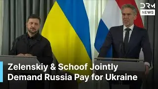 FULL REMARKS: Zelenskiy and Schoof Hold Joint Press Conference on Ukraine Reparations | AC1B