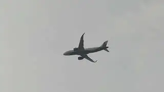 Indigo airlines A320 Taking off from runway 09 at CCS Lucknow International airport 