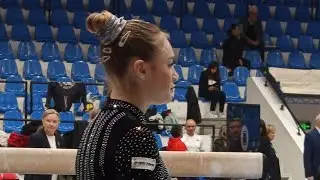 Sabrina Voinea 🤸 BB exercise 2025 Open Romania #sabrinavoinea #romaniateam #gymnastics