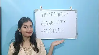10 TYPES of Disability You Need to Know for CTET l IMPAIRMENT l DISABILITY I HANDICAP