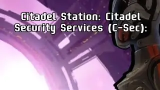 Mass Effect codex: Citadel Station: Citadel Security Services (C-Sec)