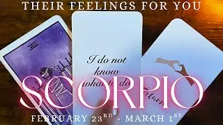 SCORPIO tarot ♏️ Someone Is Terrified Of Losing You They Are Stuck😱🕯️
