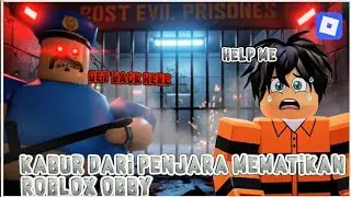 KABUR DARI PENJARA MEMATIKAN DI ROBLOX OBBY💀, GALAK BANGET WOI POLISINYA 😭😭 ROBLOX INDONESIA