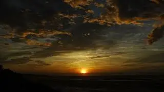Peaceful Sunset | Beautiful Beach Sunset with Ocean View