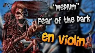 Iron Maiden - Fear of the dark en Viol&iacute;n|How to Play,Tutorial,Tab,sheet music,Como Tocar|Manukesman