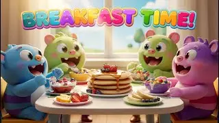 Hungry Monsters Breakfast Time | Fun Morning Routine Song by dodo verse | Breakfast Song for Kids