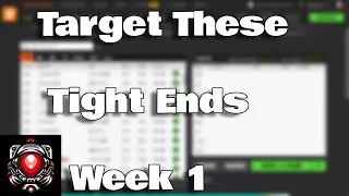 NFL DFS Week 1| Tight Ends To Target On Draft Kings