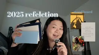 reflecting on 2025 | mood boards, goals, plans for 2026
