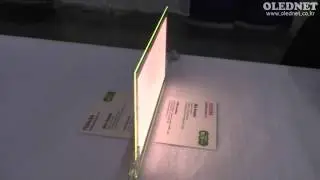 [OLEDNET] Toshiba One side emission transparent OLED lighting