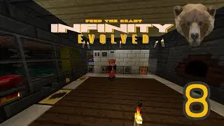 Minecraft: FTB Infinity Evolved EP 8 -  MINING LASER!!!