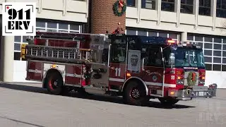 Manchester Fire Trucks Responding | Engine 11 and Rescue 1