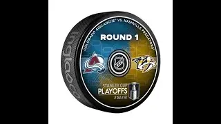 Colorado Avalanche - Nashville Predators Game 1 2022 Stanley Cup Playoffs