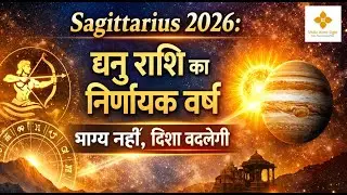 Sagittarius 2026: धनु राशि का निर्णायक वर्ष | भाग्य नहीं, दिशा बदलेगी