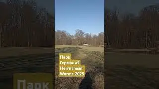 Парк.Германия. Worms.Herrnscheim.2025.февраль.