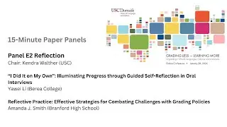 Ungrading in World Languages: Student-Centered Practices (15-minute papers)