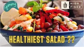 High Protein & High Fiber Salad | HEALTHY 🥗😱😱?? | Kala Chana Chaat | Ready in 10 minutes?🤫🤫