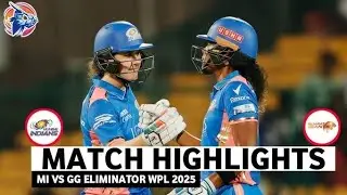 WPL 2025 Eliminator | MIW vs GGW Full Match Highlights | Thrilling Knockout Clash!