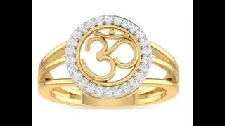 OM DIAMOND  RING // SK CAD JEWELRY DESIGNS.