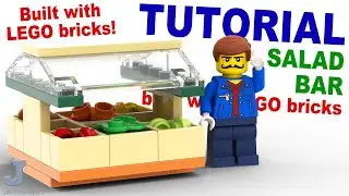 LEGO Brick Tutorial On How To Make A Salad Bar
