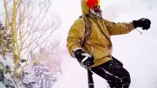 Japan Snowboarding - Trees and Deep Powder