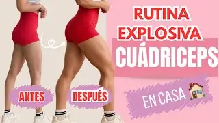 RUTINA PODEROSA para CU&Aacute;DRICEPS que cualquiera puede HACER en CASA💪|Sin EQUIPO | By CindyShoot
