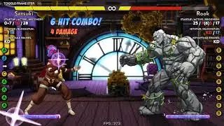 Setsuki Landslide punish 2 different setups