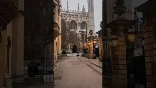 Winter in Cambridge 🏛️📖✨ #cambridge #darkacademia #lightacademiaaesthetic #winter #englandtravel