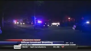 Officer shoots chase suspect in south Wichita