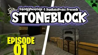 Getting Started in ⚒ StoneBlock ⚒ | Ep.1 | Modded Bedrock Map | Marketplace | Survival | Sunbun123 |