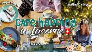 Cafe Hopping in Lucerne 🇨🇭☕ coffee vlog, aesthetic cafes, eating good, switzerland, ch&acirc;teau g&uuml;tsch